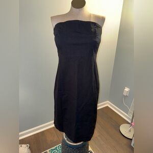 Elegant Black Strapless Dress